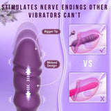 2-in-1-Stoßvibrator mit 9 Stößen und 10 Vibrationen 