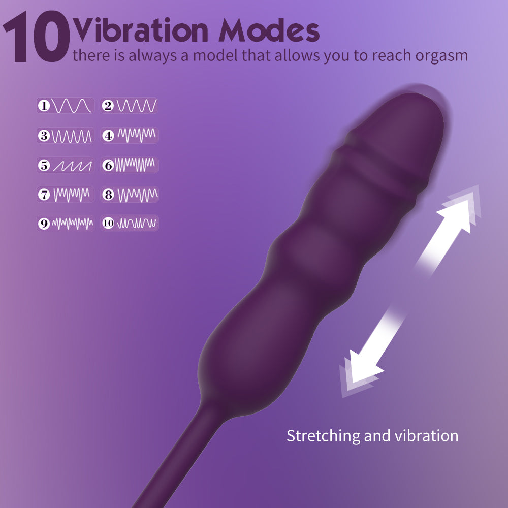 3 IN 1 Saug- und Stoßdildo-Vibrator, Klitoris- und Vagina-Stimulations-Sexspielzeug 