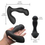 Analplug 3-in-1-Prostata-Massagegerät mit 5 Wackel- und 10 Vibrationsmodi 