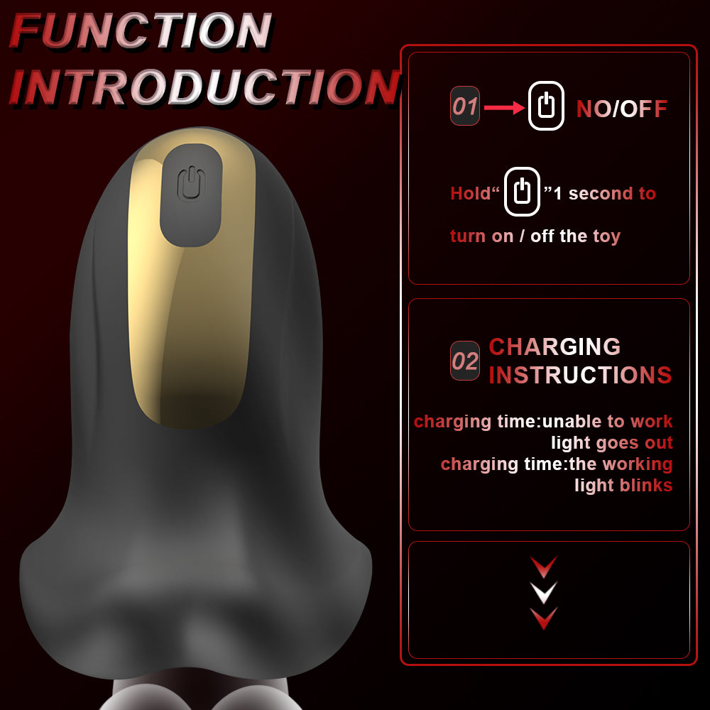 Blowjob Male Masturbator Realistic Mouth Masturbation Cup with 9 Vibration Modes Penis Vibrator Adult Toys