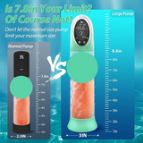 Water SPA Penis Pump Source Vacuum Sucking Enlarge Pumps with LCD Display Male Enhancement Sex Toys