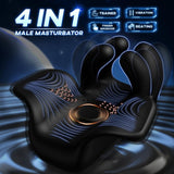 Penis Vibrator Evans Male Masturbator with 10 Finger Pinchin & Tapping Modes Adult Toys