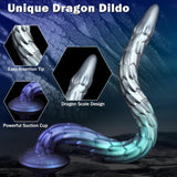 Dragon Monster Dildo Toy Carson 20" Long Fantasy Anal Dildos with Suction Cup Tentacle Butt Plugs Adult Toys