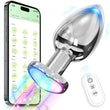 Vibrating Butt Plug APP & Remote Control Anal Vibrator Male Prostate Massager Sex Toy for Woman