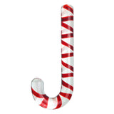 Chirstams Geschenk Doppelend-Buttplug Glas Candy Cane Analplug für Männer und Frauen 