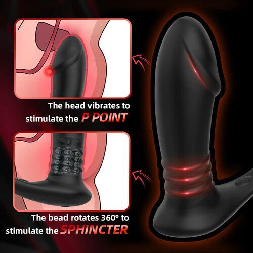 Glans 5 Vibrating Rolling Sphincter Stimulator Prostata-Massagegerät für erfahrene Spieler 