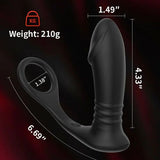 Glans 5 Vibrating Rolling Sphincter Stimulator Prostata-Massagegerät für erfahrene Spieler 