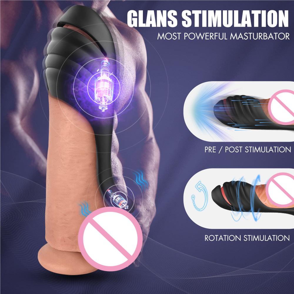 Glans Sensitiveness Decrease Trainning Tool Male Masturbator Penis Vibrator Sex Toy for Men