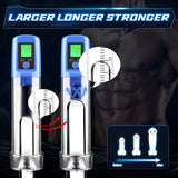 Penis Enlargement Pump Auto Male Erection Enhancement Training Adult Toys with LCD Screen & Realistic Pussy Sleeve