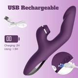 10 Vibrationen und 5 Saugkaninchenvibratoren, Nippel-G-Punkt-Vibrator 