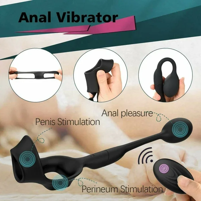 Tragbarer 3IN1-Vibrator-Plug für Anfänger 