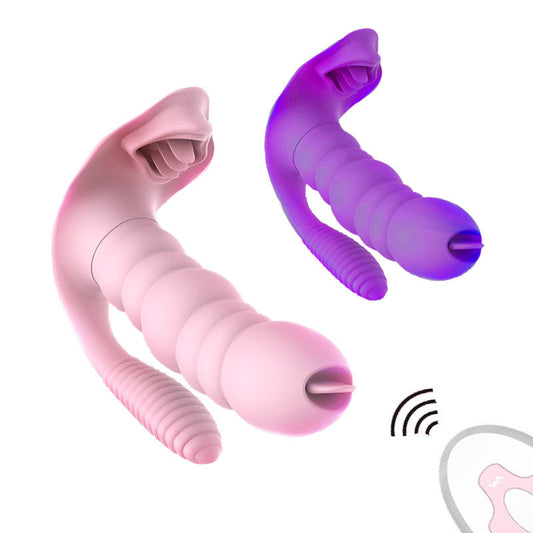 Weiblicher Vibrator – 2-in-1-Schmetterlingsspielzeug für Frauen 